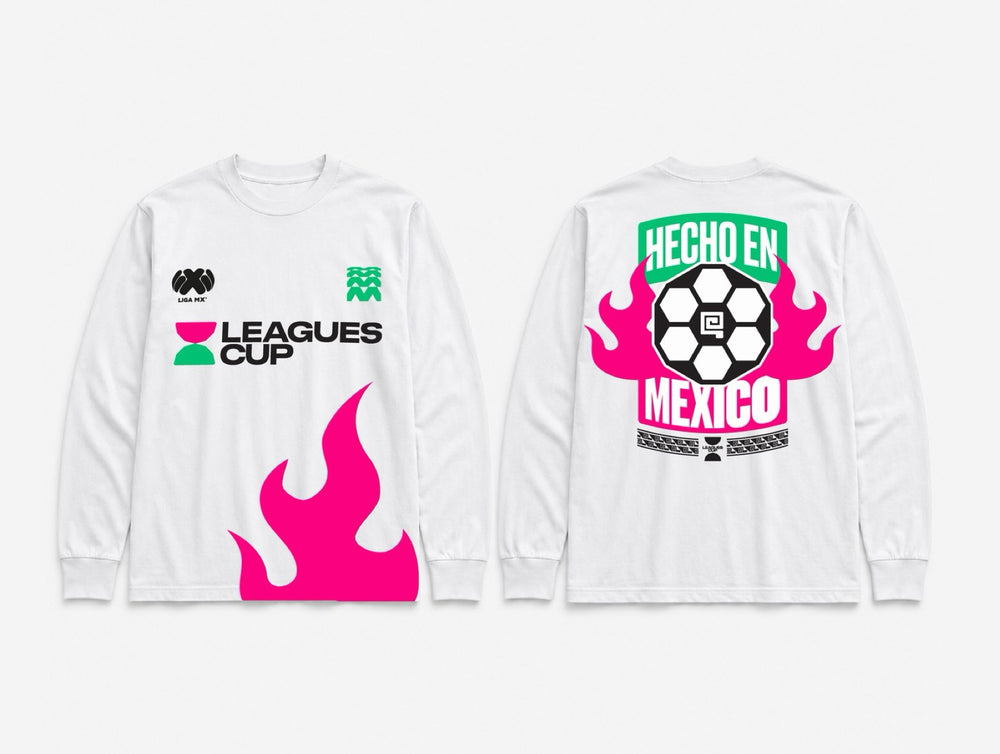 "Hecho en Mexico" Long Sleeve - Leagues Cup 2026 Mexico Tee