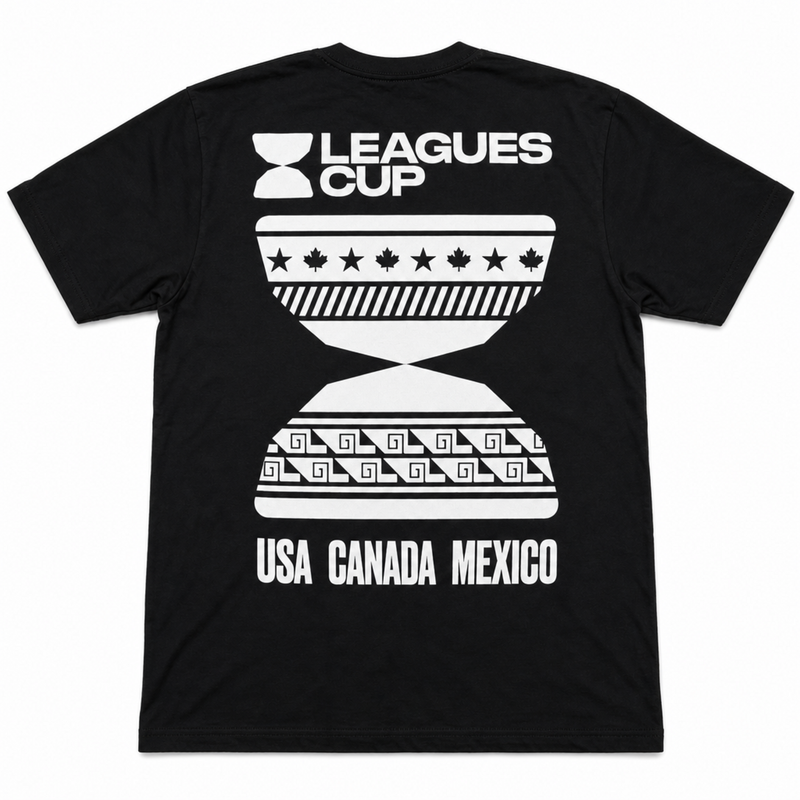 "Staple" Tee Black - Leagues Cup 2026 Everyday Soccer Tee