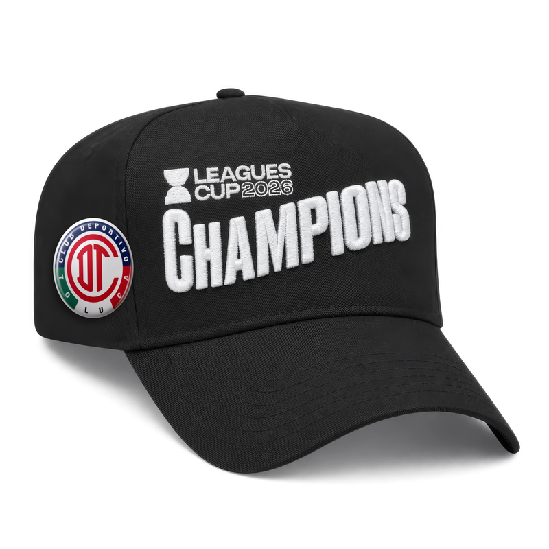 "CHAMPIONS" LOCKER ROOM HAT — TOLUCA FC LEAGUES CUP 2026